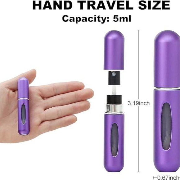 4PCS  Portable Mini Refillable Perfume Atomizer Bottles - Picture 4 of 6